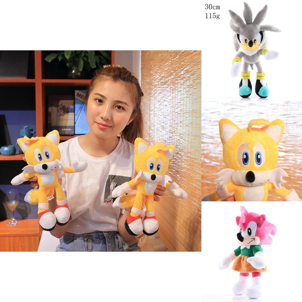 Entzückendes 28cm Sonic The Hedgehog Shadow Amy Rose Knuckle Tail Plüschtier für alle Altersgruppen