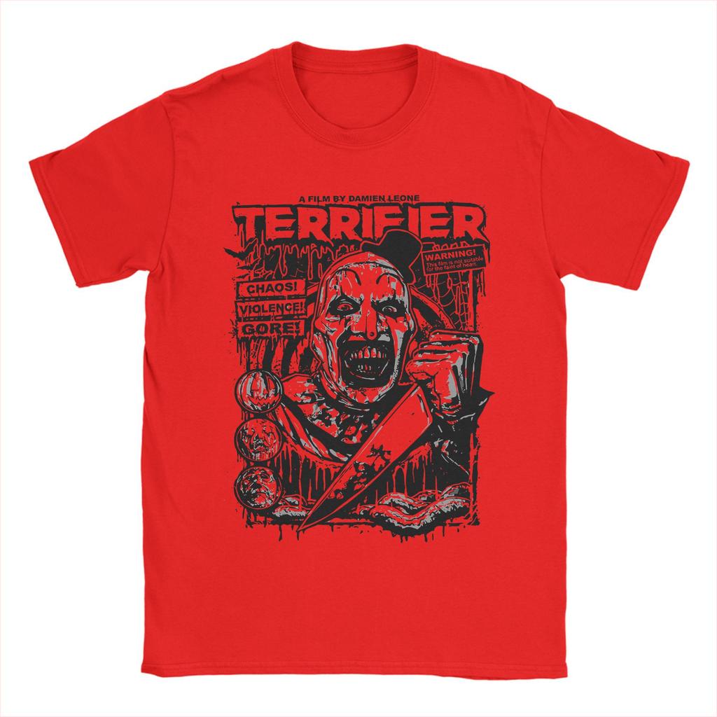 Fun Horror Clown Farce Movie Print Tshirt Suitable for Unisexs Casual and Comfortable Cotton Tshirt Shortsleeved Shirt