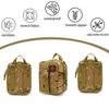 Compact Medical Pouch, Tactical Rip-Away First Aid Kit for Camping, Hunting