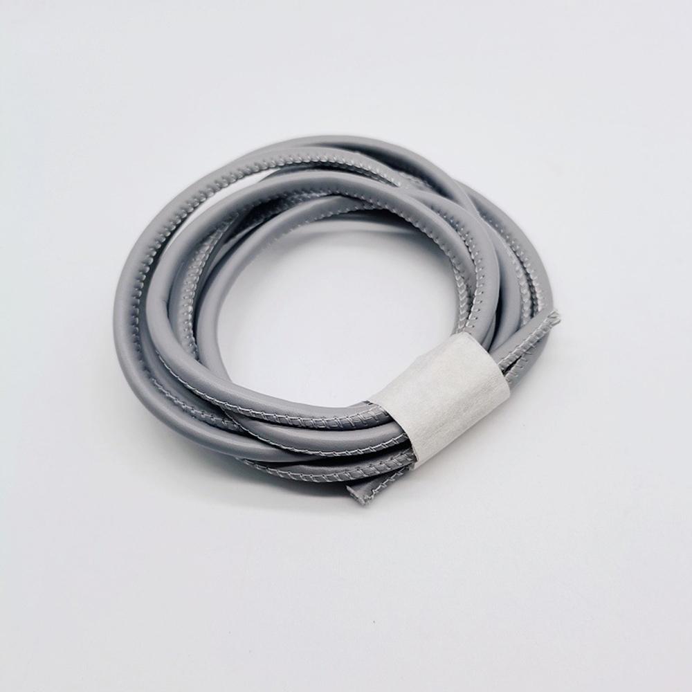 6mm Kleur 5M Kern Touw Natuurlijk Rubber Leer DIY Koorden Ambachtelijk Garen Leer Koord Zeer Veerkrachtige Buis Elastische Band