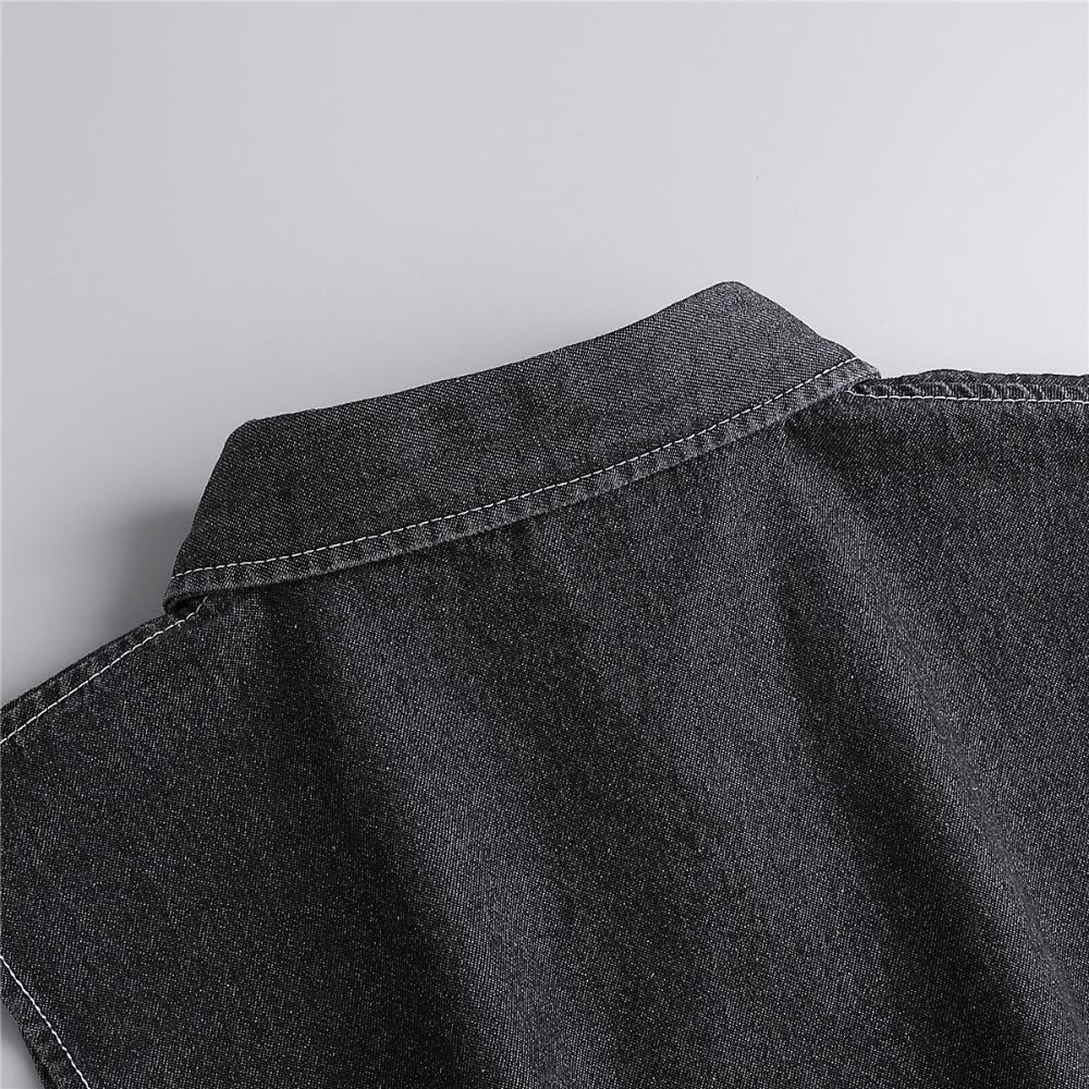 Adjustable Straps Detachable Collar Round Neck Shirt Collar Simple Denim Fake Collar  Autumn Winter