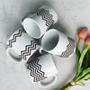 ph403-Design Mug 4p-Modern Nordic Zigzag