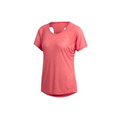 Casual Sports Running Backless Round Neck Short Sleeve Raglan T-Shirt Women Tops Magenta DU1321