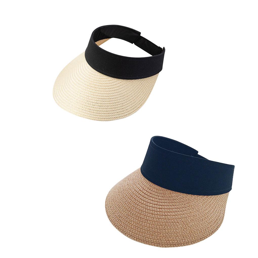 Summer Hat Wide Brim Woman Sun Cap Braided Outdoor Summer Cap Travel Accessory for Girl Lady