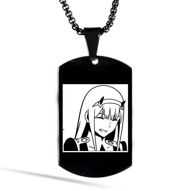 National Team Stainless Steel Logo Pendant Necklace