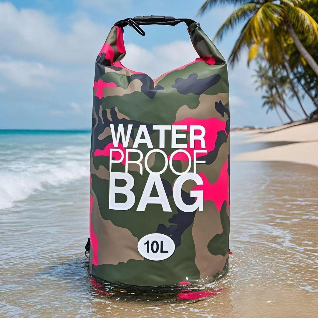 

Waterproof Camouflage Bag: Single/Double Shoulder, Polyester for Cycling, Camping & Mountaineering 2L рожевий червоний колір
