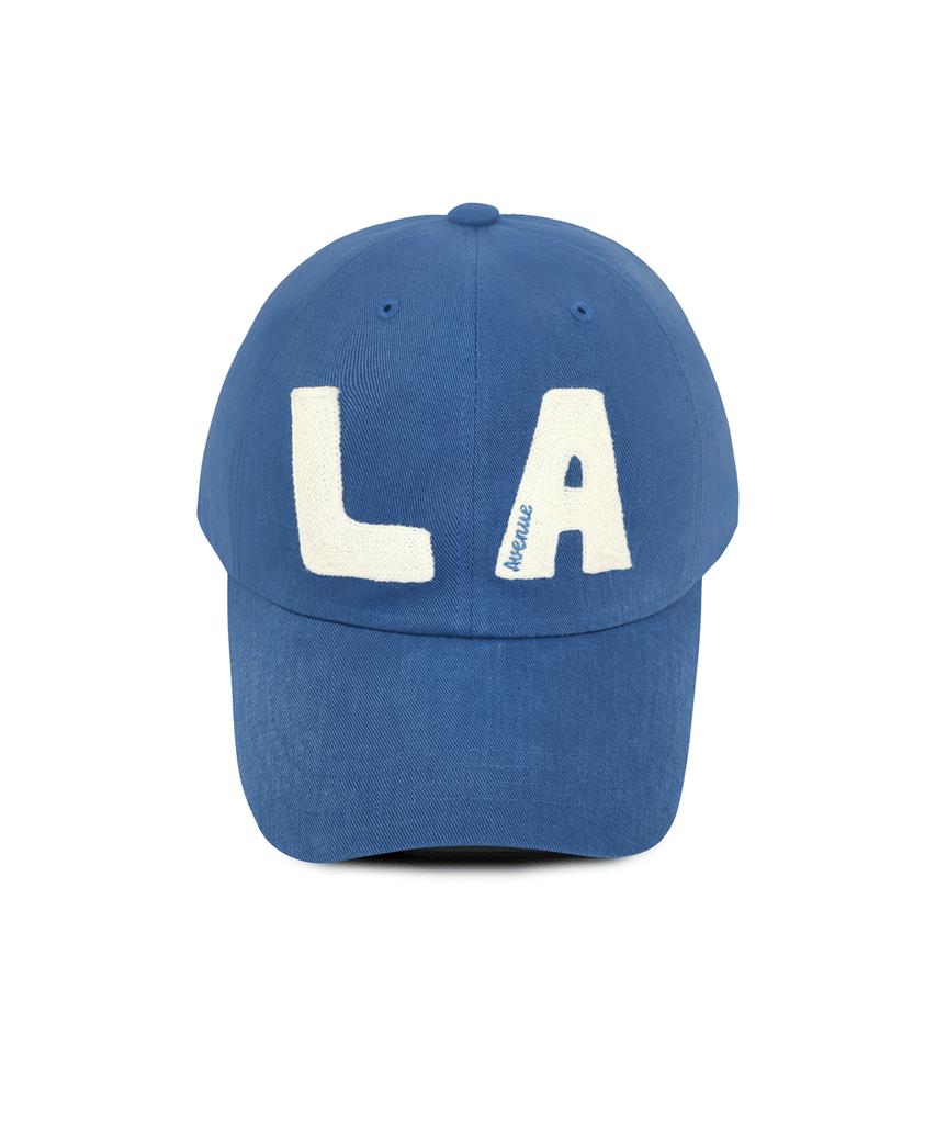 Linebinyu Block La Chain Stitch Ball Cap - Washed Blue
