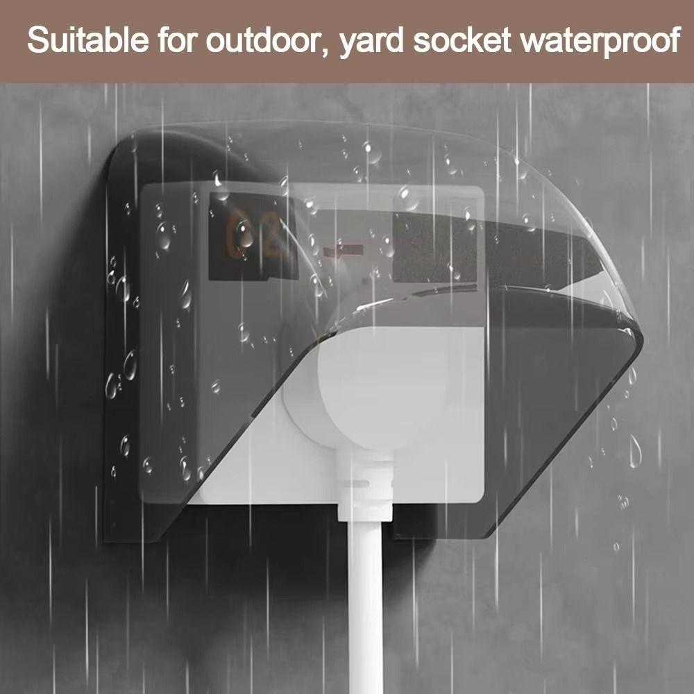 Outdoor Protection Electric Plug Cover Waterproof Protection Waterproof Box  Outdoor Use