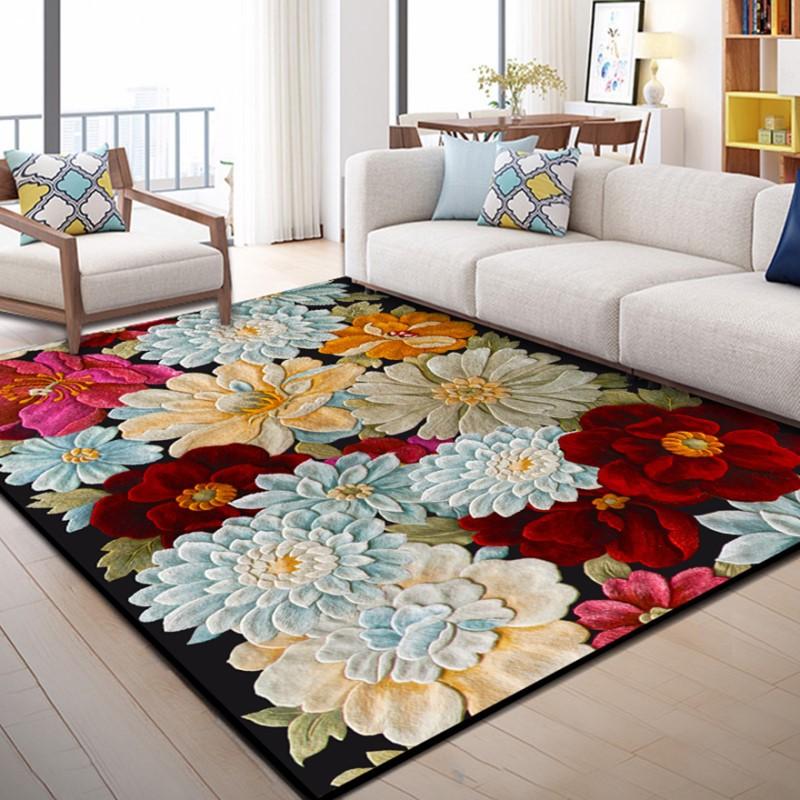 Nordic Living Room Carpet Sofa Coffee Table Bedroom Bedside Carpet Entrance Door Mat