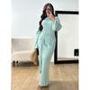 Spring & Fall Middle East Ethnic Clothes 2024 Elegance Bell Sleeve Work Clothing Robe Tight Waist Fishtail Dress Dresses