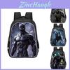 Large Capacity Lightweight Black Panther Kids Backpack For Boys And Girls School Use