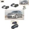 Full Alloy Car Model Slide Shock Toy Car Collection Ornament Black