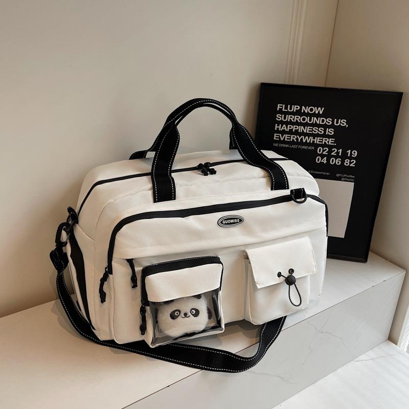 Short distance Travel Bag  Large Capacity Hand Held Crossbody Bag   Casual Boarding Bag for Men and Women  Collapsible Suitcase Travel Storage Bag