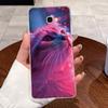 Für Samsung Galaxy J4 Plus Hülle SM-J415F Ästhetisch Niedliche Katze Astronaut Transparent Handyhülle Für Samsung J4Prime 2018 Rückseite