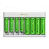 Charger for Rechargeable Aa and Aaa Batteries with 4 Rechargeable Aa and 4 Rechargeable Aaa Nimh Batteries Included|gp Recyko|usb Fast Charger