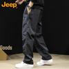 Jeep Men's Spring Autumn Cargo Straight-Leg Pants