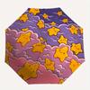 1pc Stars Clouds Auto Open/close, All-Season Portable Folding Umbrella for Women & Men, Travel, Everyday, Formal Events - Compact Luxury Parasol, Outd