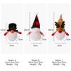 2025 Christmas Gnome Faceless Doll Night Light Christmas Tree Ornaments Home Xmas Tree Decor Navidad New Year 2026 Gift