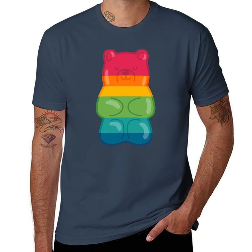 Rainbow Gummy Bear Tshirt Sun Protective Outdoor Tee Top Tshirt
