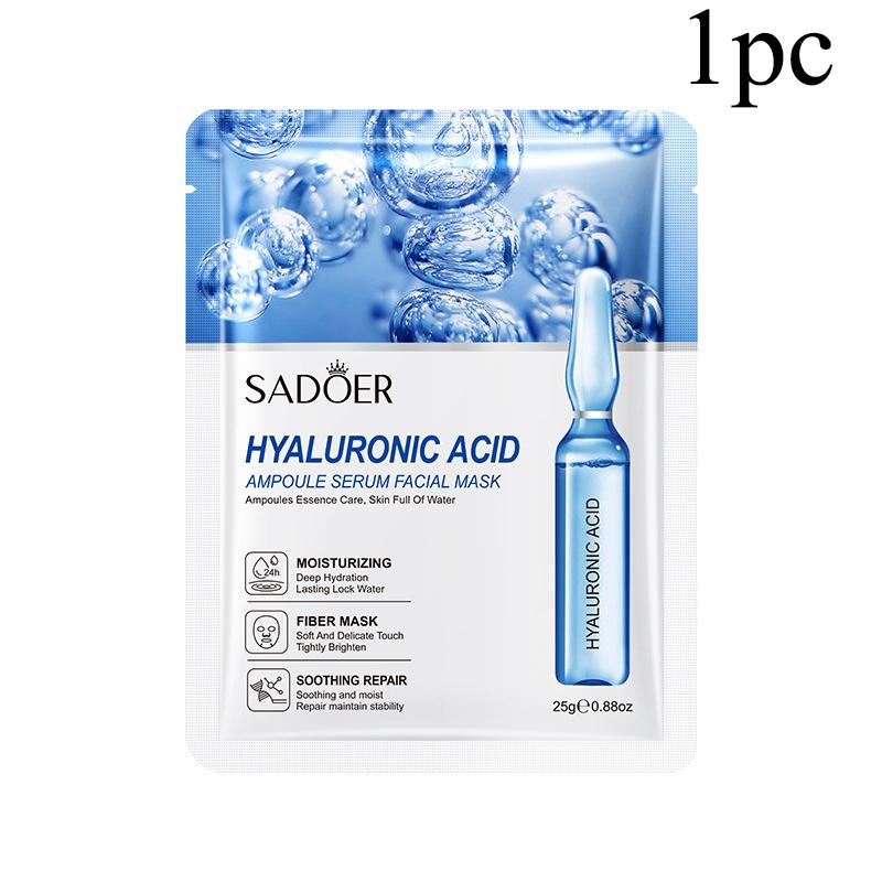 10 шт. Маски для лица с гиалуроновой кислотой Уход за кожей лица Укрепляющие Увлажняющие Маски для лица Средства для ухода за кожей лица 1pc