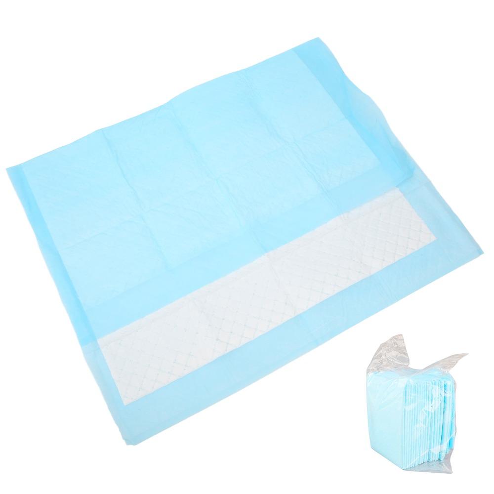 20pcs Blue Disposable Pet Diapers Strong Water Absorption Water Absorbent Pads Home Use