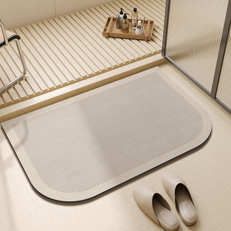 luxury elegant bathroom toilet toilet water absorption non-slip foot mat household dirt-resistant diatom mud floor mat