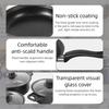 13pcs Kitchenware Wok Soup Pot Non Stick Frying Pan Durable Cookware Set  Household