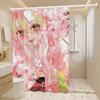 Anime M-Mitsuri-Kanroji  Waterproof Fabric Shower Curtain Bathroom Decoration Curtain Home Hawaiian Style Shower Curtain