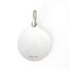 Saint Lucy Medal Pendant, Sterling Silver 925, 14mm, Made In Italy, Saint Coin
