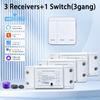 Tuya WiFi Smart Switch 433MHz Universal Breaker Timer Voice Control Smart Life APP Wireless Remote Control Support Alexa Google