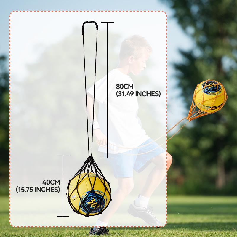 

Children s Football Juggling Net Bag: Easy Sports Toy for Indoor and Outdoor Play, No Ball Pickup Required чёрный