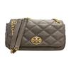 TB-Willa Commuter Metallic Double T Logo Chain Quilted Patent Leather Crossbody Bag Women Bags Gray 87863-066