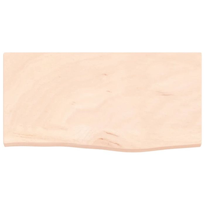 VidaXL Étagère murale 60x30x2 cm bois de chêne massif non traité 363524
