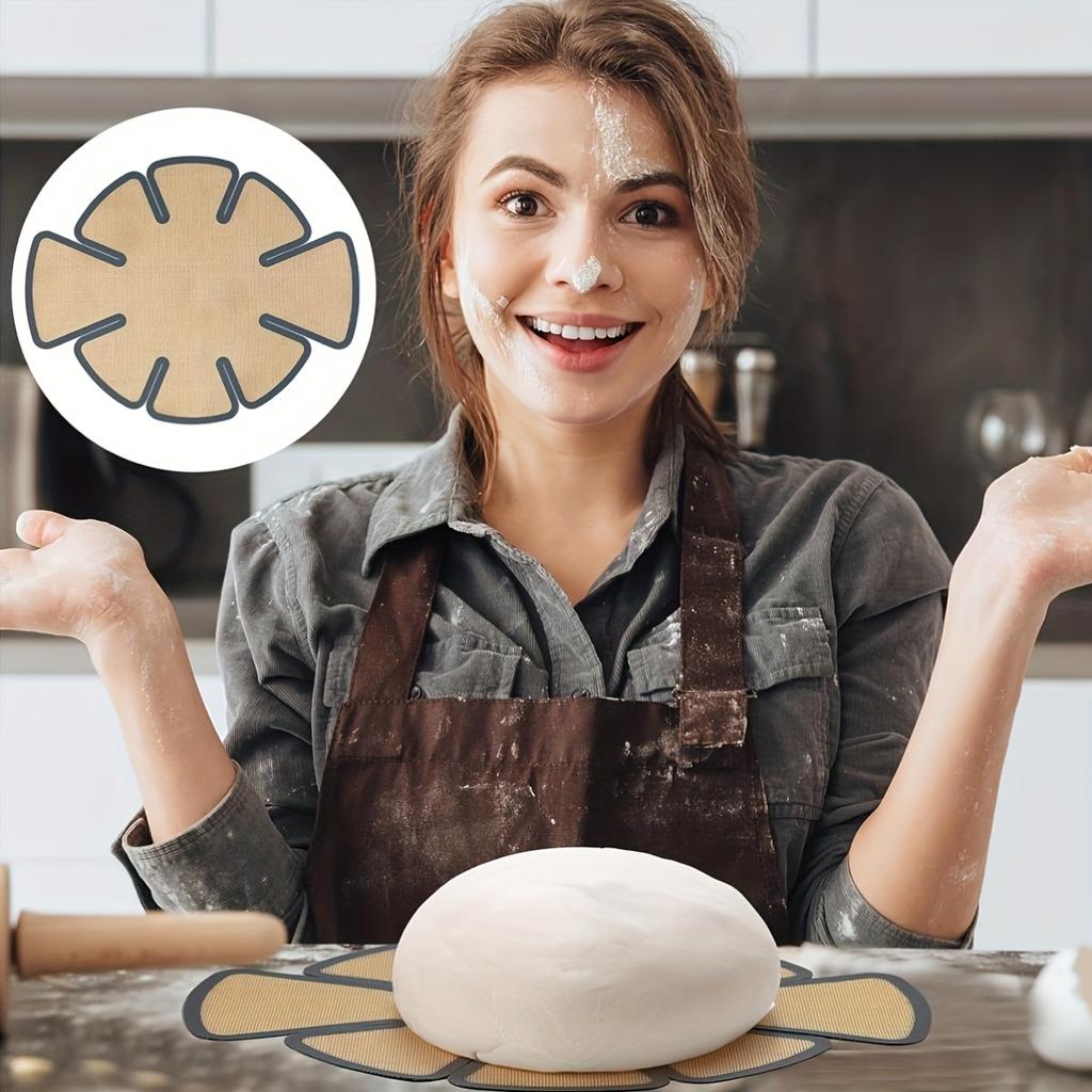 1pc Non Stick Silicone Bread Proofing Mat Reusable Food Safe Pastry Dough Pad Non Slip Fits 18.1x14.2inch Bread Molds Easy Clean