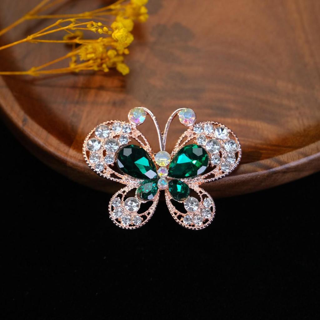 Bunte Retro Damen Korsagenbrosche - Elegante Anstecknadel im europäischen Stil