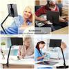 Bimawen Adjustable Height Tablet Stand For iPad 15 6 16 Inch Screen Portable Monitor Desk Mount With Aluminum Long Rotating Arm