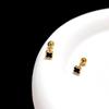 Titanium Steel Heart & Four-Leaf Clover Stud Earrings - Elegant, Versatile, Mori-Style Fashion for Women