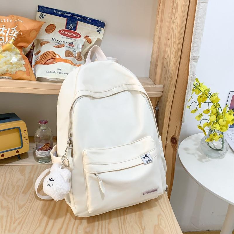 Schoolbag schoolbag junior high school girls high school girls college students 1011 new simple backpack ins style high value niche