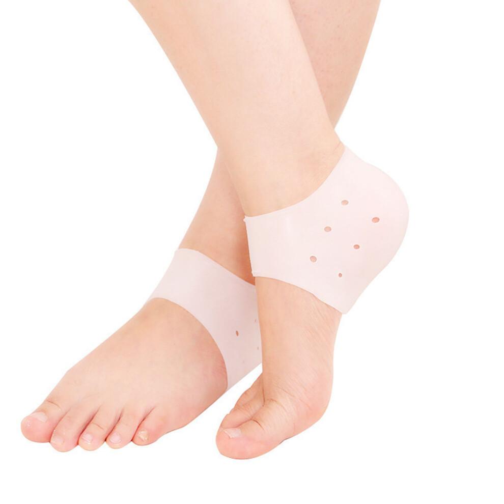 1 Pair Silicone Heel Protector Sleeve Moisturizing Fatigue Relieving