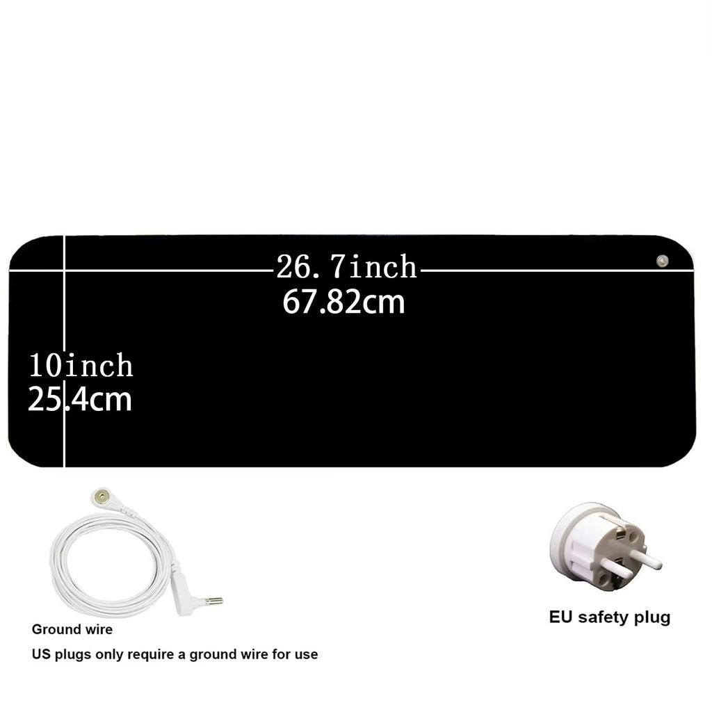 Grounding Mat Kit, desk mat, grounding foot mat, computer mouse pad can improve sleep, maintain body balance, blood circulation