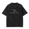 Washed Vintage Osvaldo Cavandoli La Linea Funny Graphic Tshirts Men Women Clothing Anime Oversized Short Sleeve Tops T Shirts