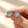 Ocean Theme Cute Playful Turtle Delicate Diamond-Embedded 925 Sterling Silver Jewelry Personality Animal Stud Earrings 3156