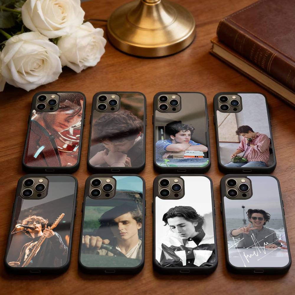 J-Timothee Chalamet Phone Case For iPhone17,16,15,14,13 Plus,Pro Max Magnetic For Magsafe Wireless Charging