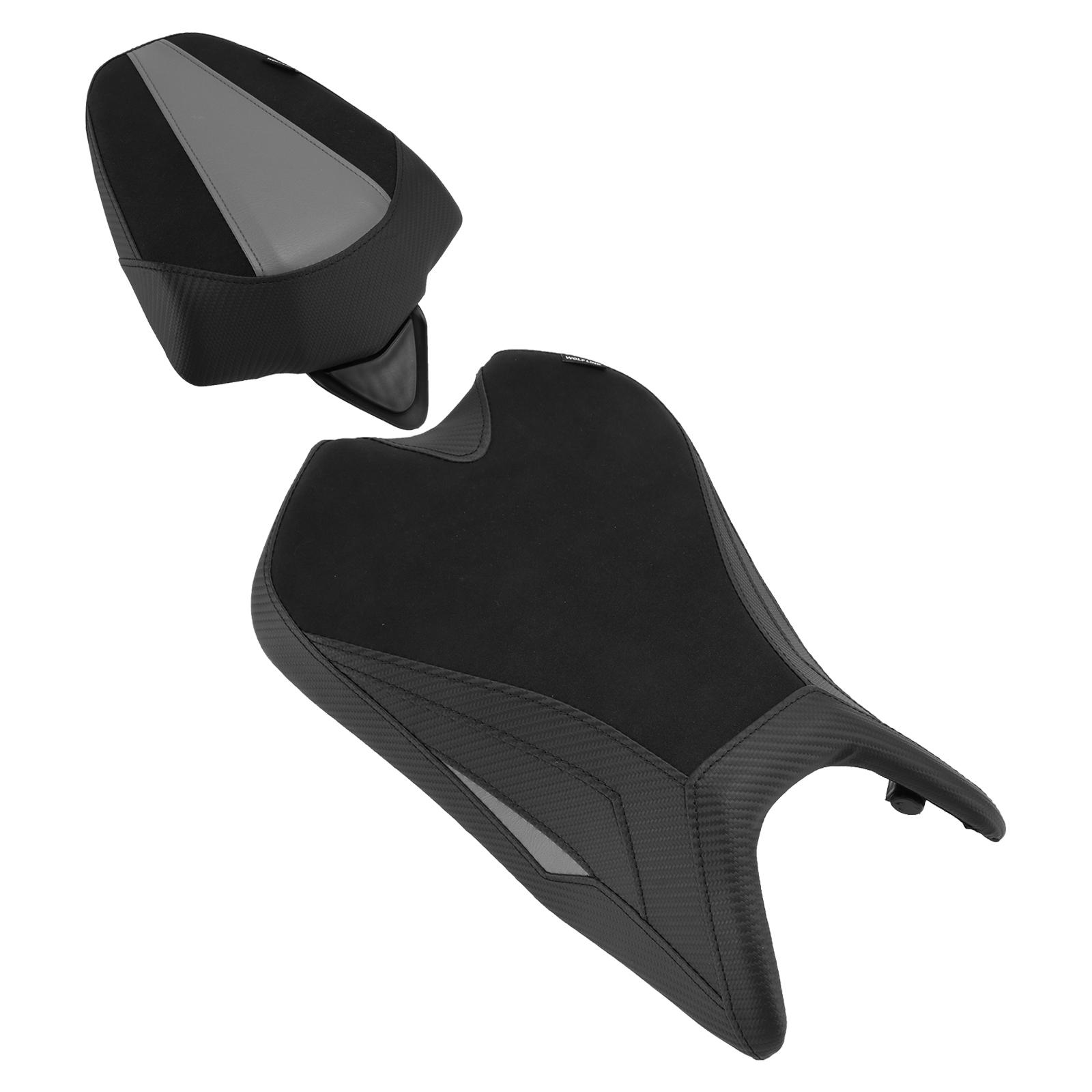 

Front&Rear Raider Passenger Cushion Kit Gray For Aprilia Rs457 Rs 457 2024-2025