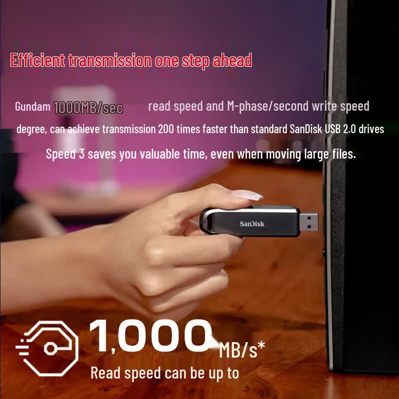 SanDisk 256GB CZ820 USB 3.2 Gen 2 SSD Flash Drive