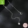 Exquisite Sparkling Fringed Moissanite Double-Layer Necklace, Fashionable And High-End S925 Silver Collarbone Chain