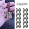 10Pcs Large Hole Anti Lost Lanyard Bead Zinc Alloy Non Slip Lanyard Bead  for Umbrella Rope