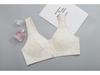 Wireless Wide-Strap Sports Bra: Front Buckle, Yoga, Sleep, Nursing, Ideal for All Ages