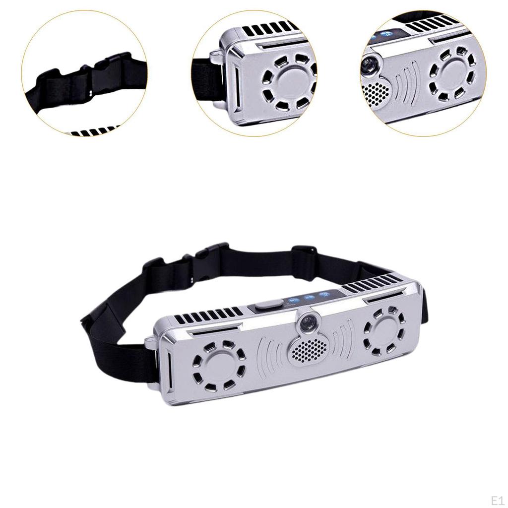 Persönlicher Outdoor-Taillenventilator 4 Geschwindigkeiten 2 Luftauslässe USB-Aufladung für Bauarbeiter