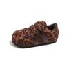 Children’s Retro Suede Fashion Lined German Trainer Shoes, Autumn/Winter New Arrival, Velcro Clunky Cute Big-Head Casual Shoes